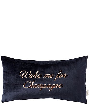 Image of Ted Baker London Velvet Wake Me for Champagne Breakfast Pillow