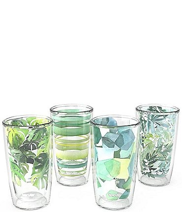 Image of Tervis Tumblers Yao Cheng - Green Collection, Set of 4