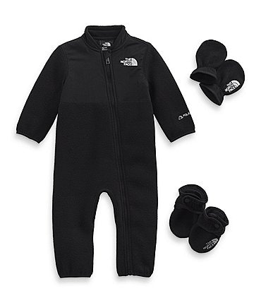 Image of The North Face Baby Newborn-24 Months Denali Coverall, Mittens and Booties Set