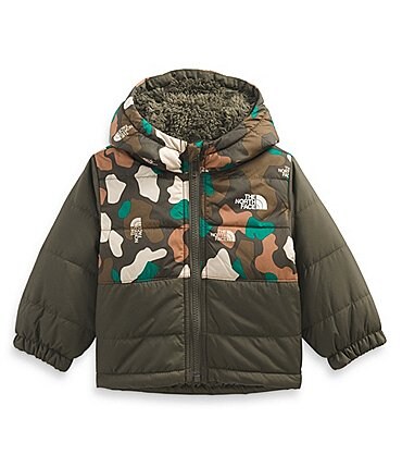 Image of The North Face Baby 3-24 Months Quilted Mount Chimbo Reversible Fleece Hooded Snow Ski Jacket