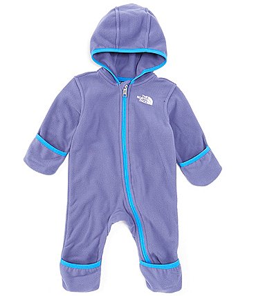 Image of The North Face Baby Newborn-24 Months Long Sleeve Glacier Hooded & Footed Coverall