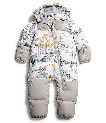 Image of The North Face Baby Boys Newborn-24 Months Like A Wolf 1996 Retro Nuptse Snow/Ski One-Piece