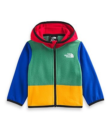 Image of The North Face Baby Boys Newborn-24 Months Glacier Color Block Long-Sleeve Hoodie