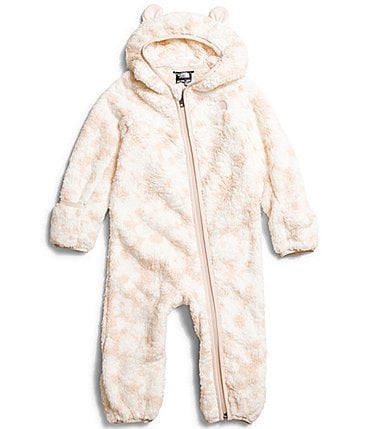 Image of The North Face Baby Girls Newborn-24 Months Long-Sleeve Floral-Printed Coveralls