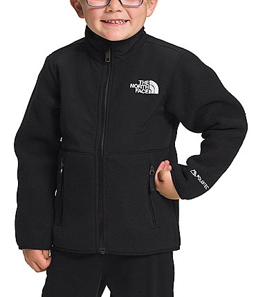 Image of The North Face Little Boys 2T-7 Long Sleeve Color Block Denali Polartec Fleece Jacket
