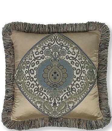 Image of Thread and Weave Bristol 20" Square Fringed Pillow