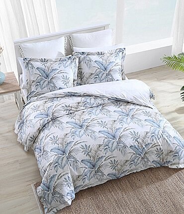 Image of Tommy Bahama Bakers Bluff Cotton Reversible Duvet Cover Mini Set