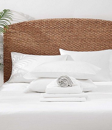 Image of Tommy Bahama Solid 400-Thread Count Cotton Percale Sheet Set