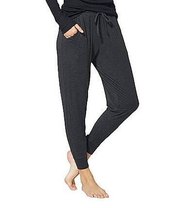 Image of Tommy John Solid Knit Banded Hem Jogger Coordinating Lounge Pants