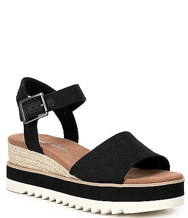 Image of TOMS Diana Espadrille Platform Wedges