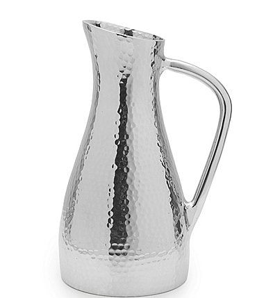 Image of Towle Silversmiths Hammered Water Pitcher
