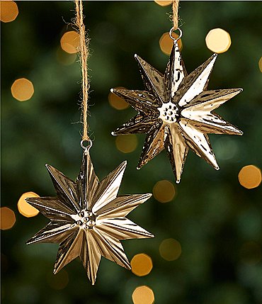 Image of Trimsetter Feliz Navidad Collection Tin Snowflake Ornament Set