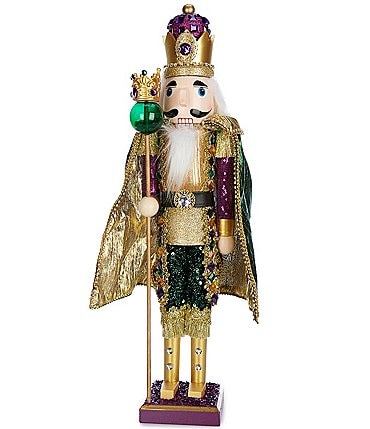 Image of Trimsetter Mardi Gras Collection Nutcracker Figurine