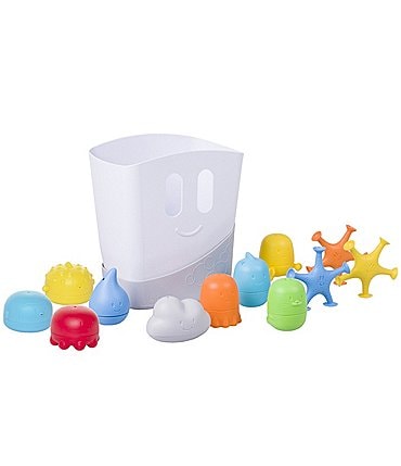 Image of Ubbi Starfish Cloud & Droplet Bath Toys Gift Set