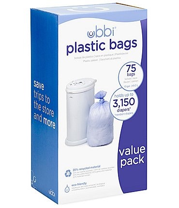 Image of Ubbi Plastic Bags for Ubbi Diaper Pail