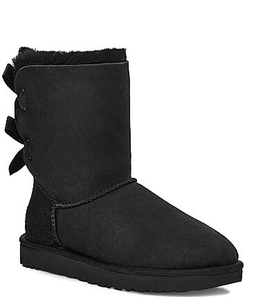 Image of UGG Bailey Suede Bow II Water-Repellent Boots