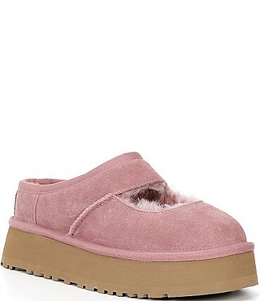 Image of UGG&reg; Bea Mary Jane Suede Family Matching Platform Clog Slippers