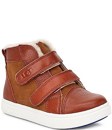 Image of UGG Kids' Rennon II Suede Leather Boots (Toddler)