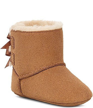 Image of UGG Girls' Baby Bailey Bow Boot Crib Shoes (Infant)