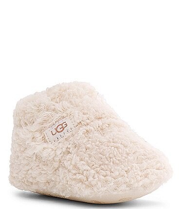 Image of UGG® Girls' Bixbee Curly Crib Shoes (Infant)