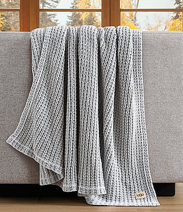 Image of UGG Luna Waffle Knit Throw Blanket