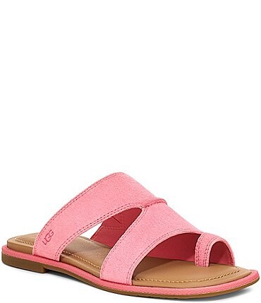 Image of UGG Matira Suede Toe Loop Flat Sandals