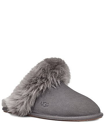 Image of UGG® Scuff Sis Suede Fur Slippers