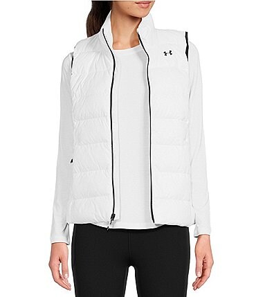 Image of Under Armour Legend Down Stand Collar Zip Front Vest