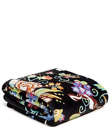 Image of Vera Bradley Disney Classics on the Green Plush Throw Blanket