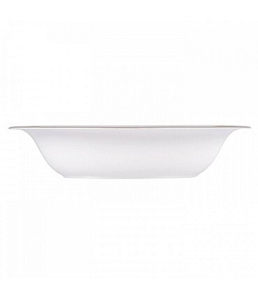 Image of Vera Wang by Wedgwood Lace Floral Bone China Oval Vegetable Bowl