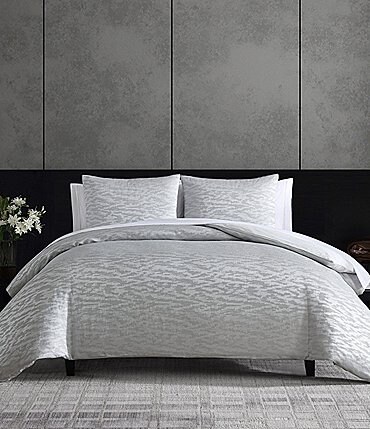 Image of Vera Wang Illusion Grey Comforter Mini Set