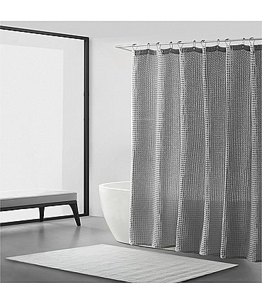 Image of Vera Wang Marled Waffle Shower Curtain