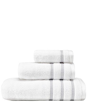 Image of Vera Wang Textured Trellis 3-Piece Towel Set