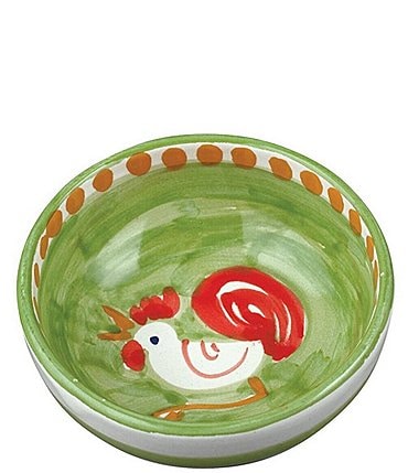 Image of VIETRI Campagna Chicken Gallina Print Olive Oil Bowl