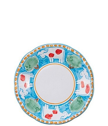Image of VIETRI Campagna Mucca Cow Print Salad Plate