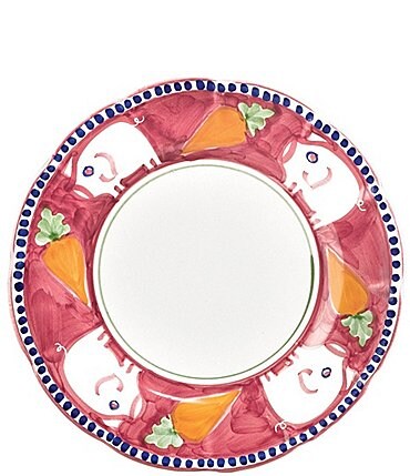 Image of VIETRI Campagna Porco Pig Print Service Charger Plate