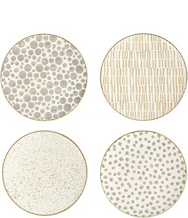 Image of VIETRI Earth Assorted Dinner Plates, Set of 4