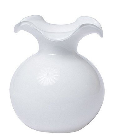 Image of VIETRI Hibiscus Small Fluted Vase