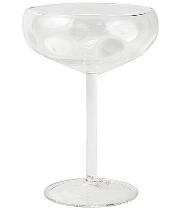 Image of VIETRI Drop Collection Coupe Champagne Glass