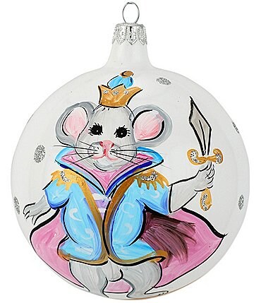 Image of VIETRI Holiday Nutcrackers Mouse King Ornament