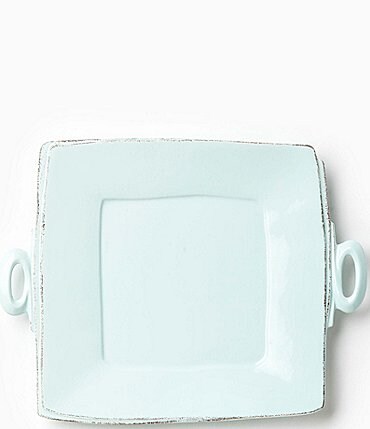 Image of VIETRI Lastra Handled Square Platter