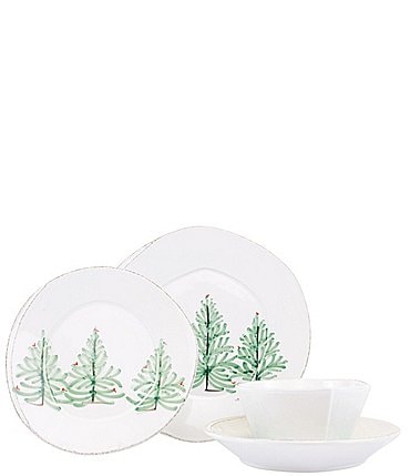 Image of VIETRI Lastra Holiday 4-Piece Place Setting