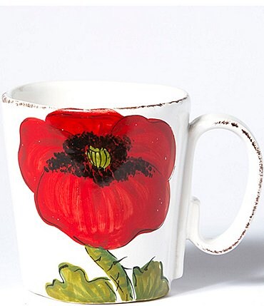 Image of VIETRI Lastra Poppy Mug