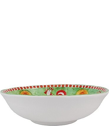 Image of VIETRI Melamine Campagna Chicken Gallina Print Large Serving Bowl