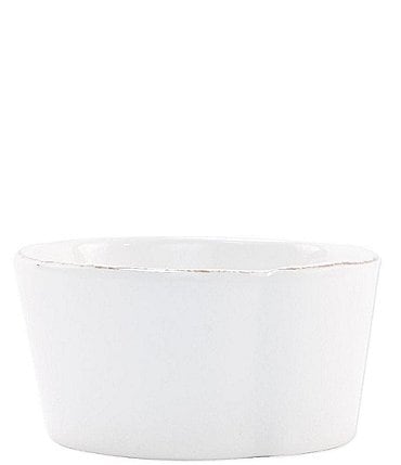 Image of VIETRI Melamine Lastra White Condiment Bowl