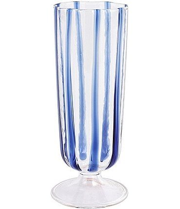 Image of VIETRI Nuovo Stripe Champagne Glass