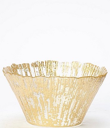 Image of VIETRI Rufolo Glass Gold Small Deep Bowl