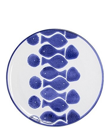 Image of VIETRI Santorini Fish Salad Plate