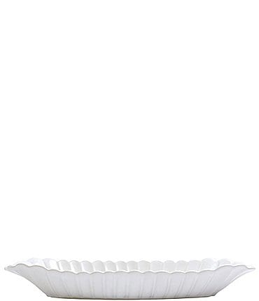 Image of VIETRI Incanto Stone Scallop Bread Server