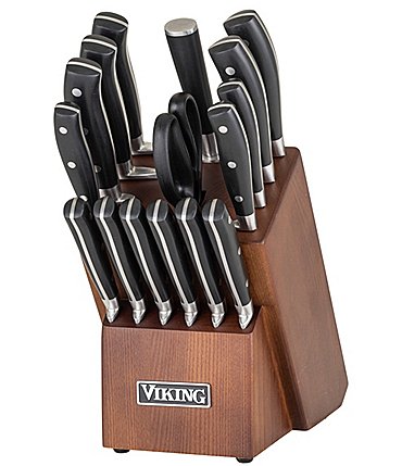 Image of Viking 17-Piece Knife Block Cutlery Set